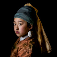 Remake "Girl with a Pearl Earring"